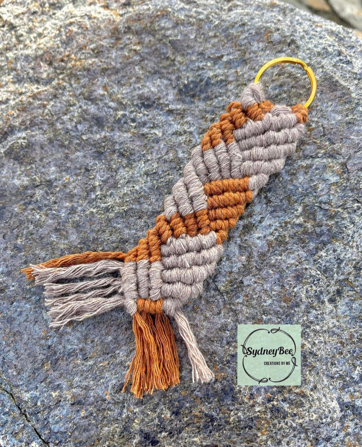 Zig Zag Keychain