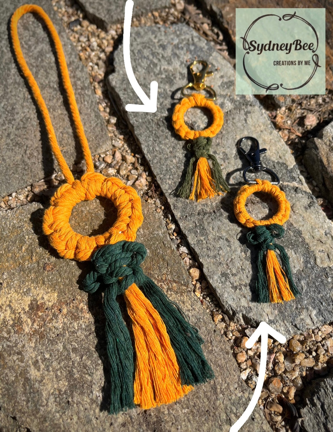 Sunflower Keychain